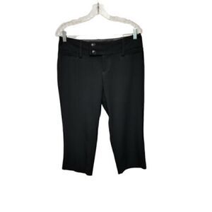 Women's Maurice Casual/Business  Cropped Black Dress Pants Size 3/4